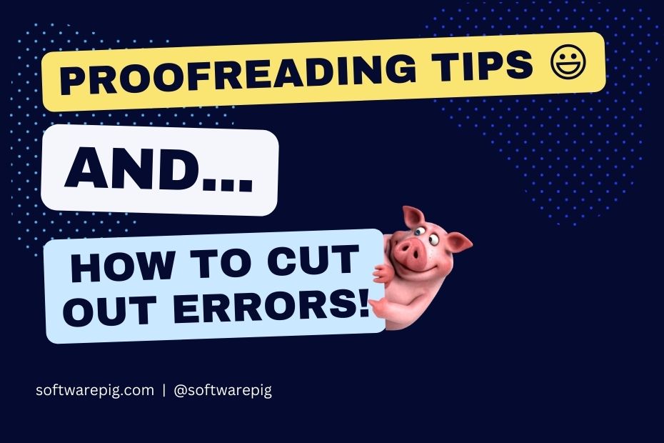 Proofreading tips