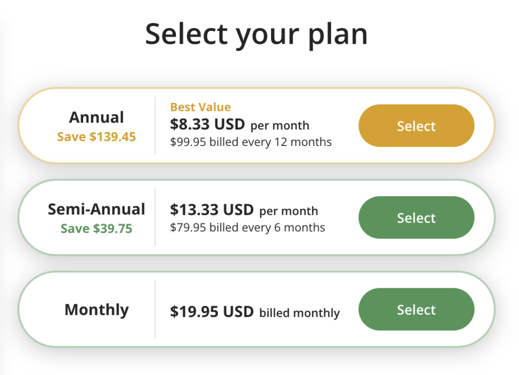 Best proofreading tools: Quillbot monthly and annual pricing